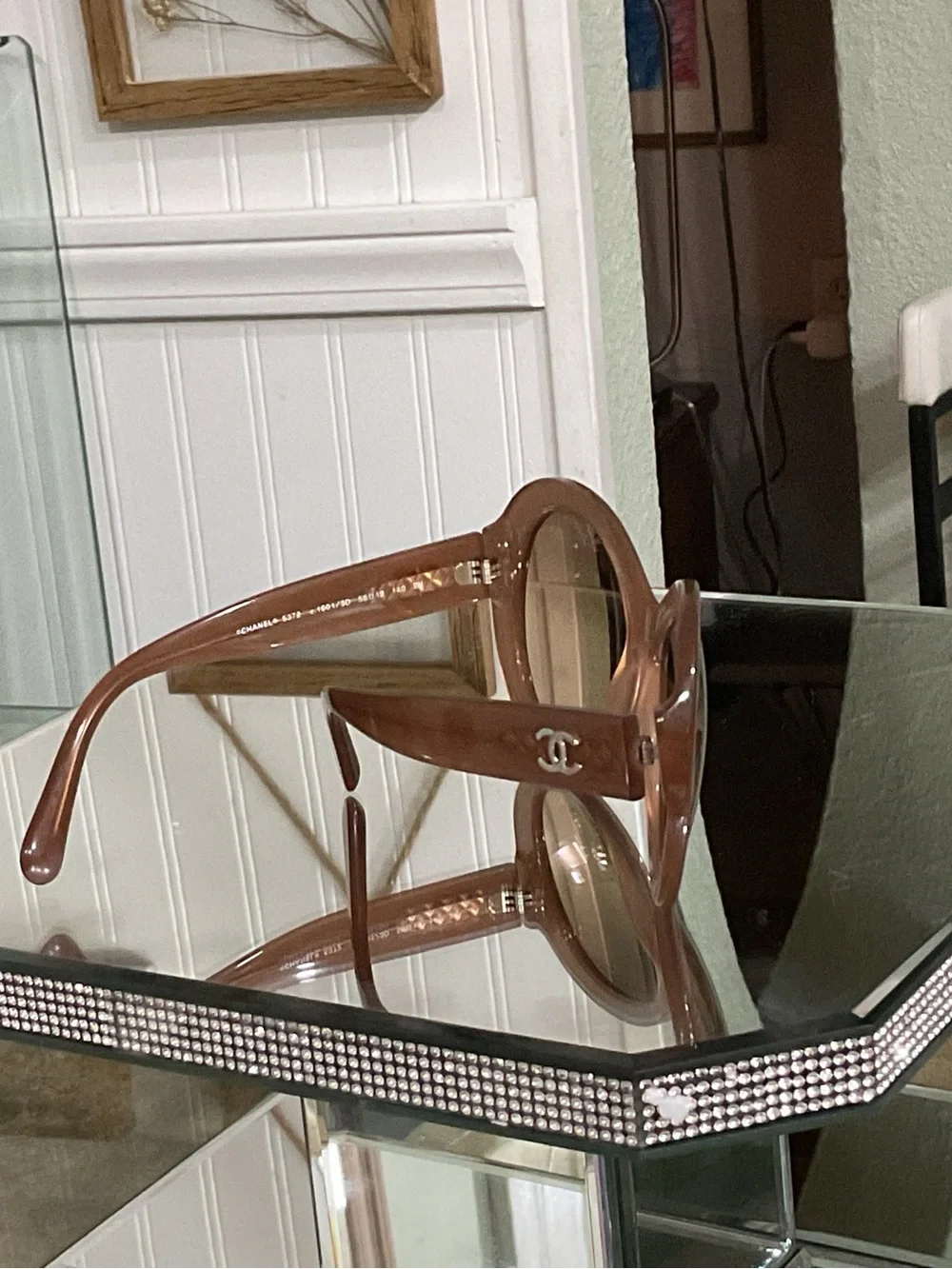 CHANEL OVAL CC SUNGLASSES 5372 AUTHENTIC